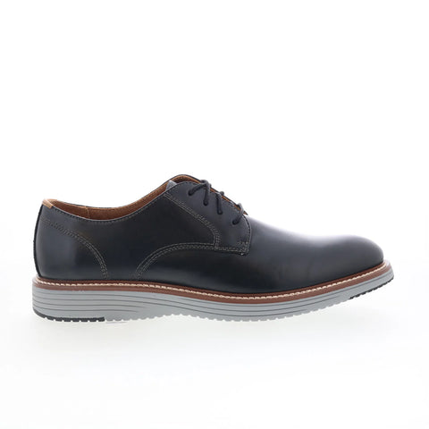 Johnston & Murphy 20-3521 Mens Black Leather Oxfords & Lace Ups Casual Shoes