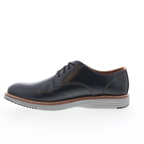 Johnston & Murphy 20-3521 Mens Black Leather Oxfords & Lace Ups Casual Shoes