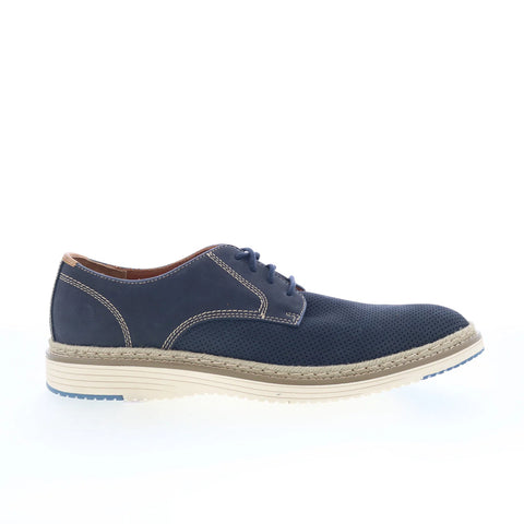Johnston & Murphy 20-4019 Mens Blue Leather Oxfords & Lace Ups Casual Shoes