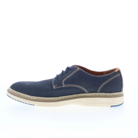 Johnston & Murphy 20-4019 Mens Blue Leather Oxfords & Lace Ups Casual Shoes