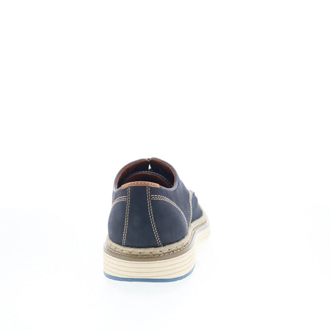 Johnston & Murphy 20-4019 Mens Blue Leather Oxfords & Lace Ups Casual Shoes