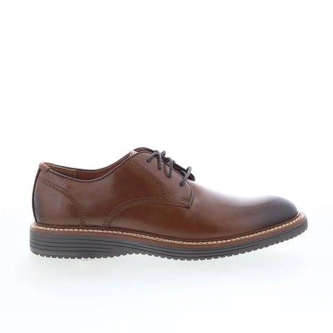 Johnston & Murphy 20-4024 Mens Brown Leather Oxfords & Lace Ups Casual Shoes