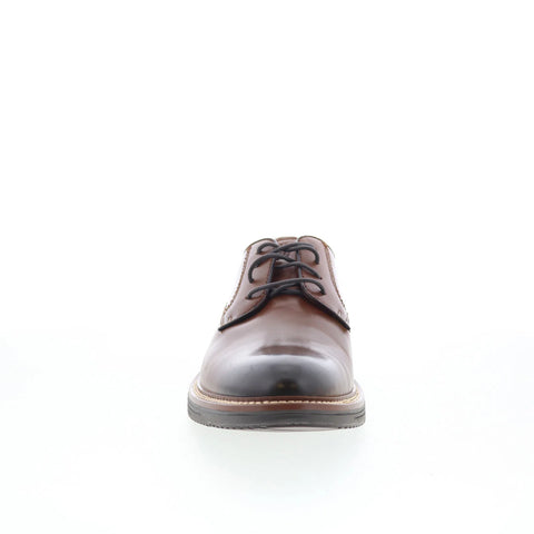 Johnston & Murphy 20-4024 Mens Brown Leather Oxfords & Lace Ups Casual Shoes