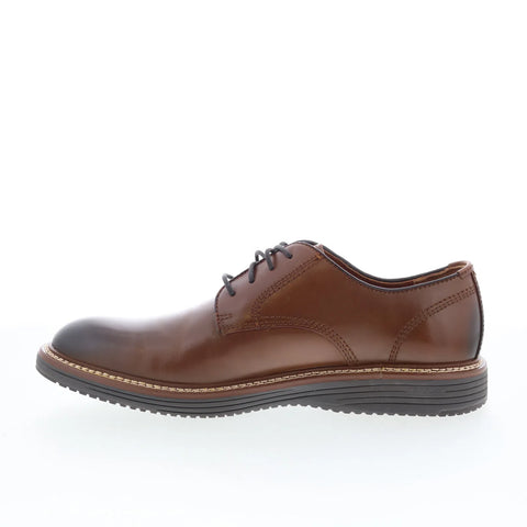 Johnston & Murphy 20-4024 Mens Brown Leather Oxfords & Lace Ups Casual Shoes