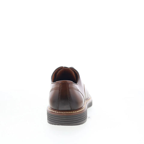 Johnston & Murphy 20-4024 Mens Brown Leather Oxfords & Lace Ups Casual Shoes