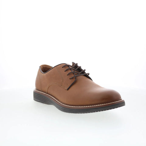 Johnston & Murphy 20-4338 Mens Brown Wide Oxfords & Lace Ups Casual Shoes