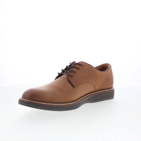 Johnston & Murphy 20-4338 Mens Brown Wide Oxfords & Lace Ups Casual Shoes