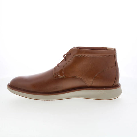 Johnston & Murphy 20-4391 Mens Brown Leather Lace Up Casual Dress Boots