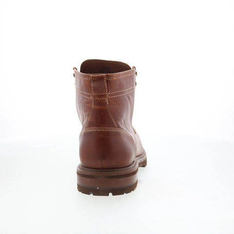 Johnston & Murphy 20-4406 Mens Brown Leather Lace Up Casual Dress Boots