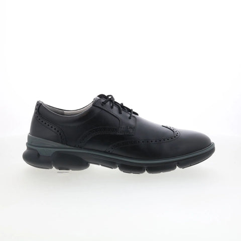 Johnston & Murphy 20-4485 Mens Black Oxfords Wingtip & Brogue Shoes