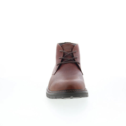 Johnston & Murphy 20-4550 Mens Brown Leather Lace Up Chukkas Boots