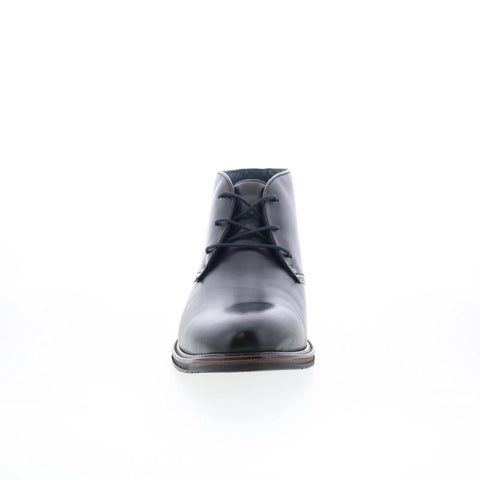 Johnston & Murphy 20-4561 Mens Black Leather Pull On Chukkas Boots