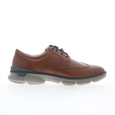 Johnston & Murphy 20-4596 Mens Brown Oxfords Wingtip & Brogue Shoes