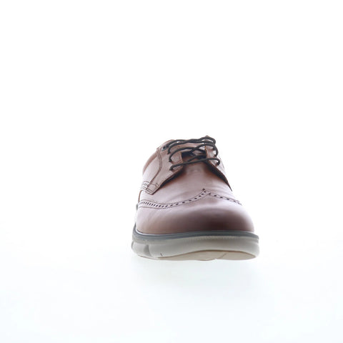 Johnston & Murphy 20-4596 Mens Brown Oxfords Wingtip & Brogue Shoes