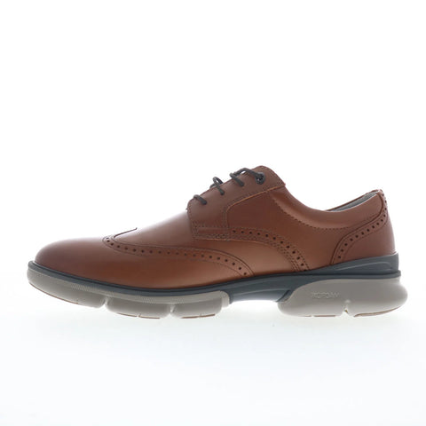 Johnston & Murphy 20-4596 Mens Brown Oxfords Wingtip & Brogue Shoes
