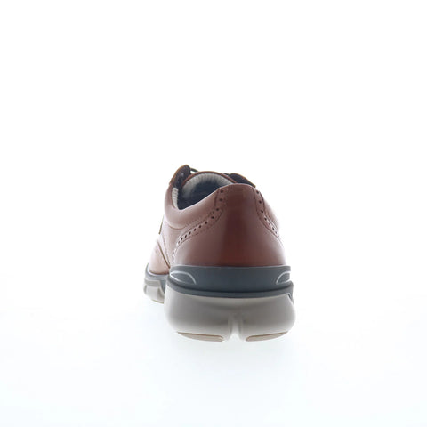 Johnston & Murphy 20-4596 Mens Brown Oxfords Wingtip & Brogue Shoes