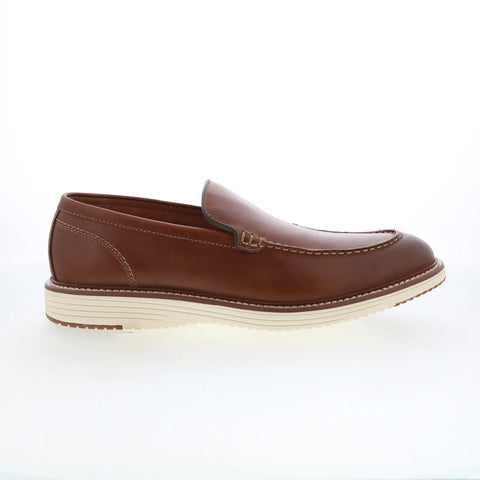 Johnston & Murphy 20-4810 Mens Brown Slip On Loafers & Slip Ons Penny Shoes