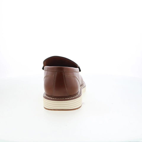 Johnston & Murphy 20-4810 Mens Brown Slip On Loafers & Slip Ons Penny Shoes