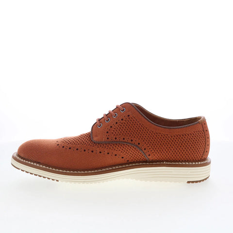 Johnston & Murphy 20-5363 Mens Brown Mesh Oxfords & Lace Ups Casual Shoes