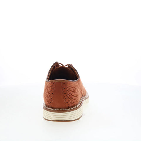 Johnston & Murphy 20-5363 Mens Brown Mesh Oxfords & Lace Ups Casual Shoes