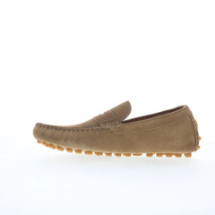 Johnston & Murphy 20-6322 Mens Beige Suede Loafers & Slip Ons