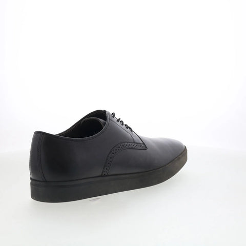 Johnston & Murphy 20-6647 Mens Black Leather Oxfords & Lace Ups Casual Shoes