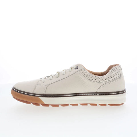 Johnston & Murphy 20-6648 Mens White Leather Lifestyle Sneakers Shoes