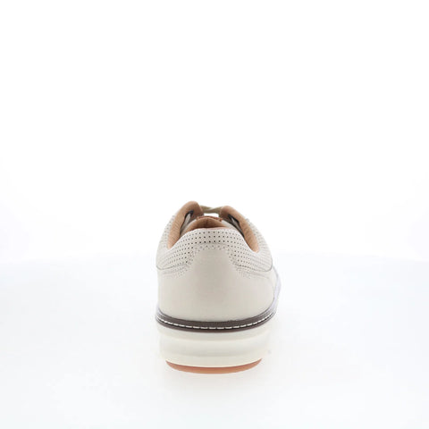Johnston & Murphy 20-6648 Mens White Leather Lifestyle Sneakers Shoes