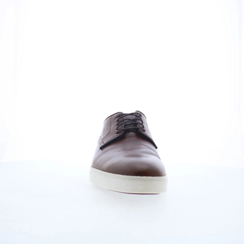 Johnston & Murphy 20-6652 Mens Brown Leather Oxfords & Lace Ups Casual Shoes