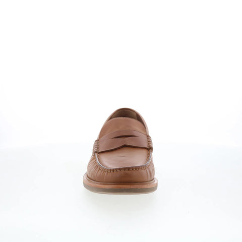Johnston & Murphy 20-6666 Mens Brown Leather Loafers & Slip Ons Penny Shoes
