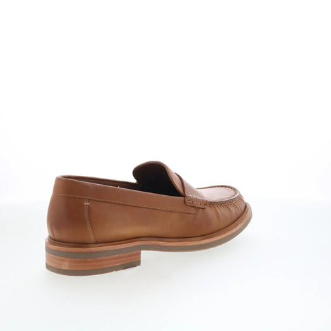 Johnston & Murphy 20-6666 Mens Brown Leather Loafers & Slip Ons Penny Shoes