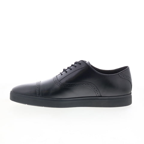 Johnston & Murphy 20-6685 Mens Black Leather Oxfords & Lace Ups Cap Toe Shoes