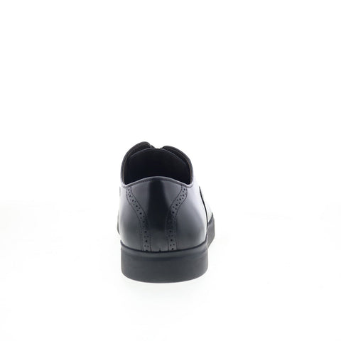 Johnston & Murphy 20-6685 Mens Black Leather Oxfords & Lace Ups Cap Toe Shoes