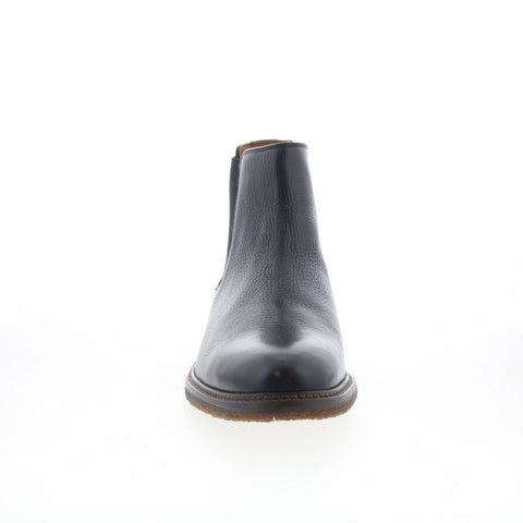 Johnston & Murphy 20-7285 Mens Black Leather Pull On Chelsea Boots