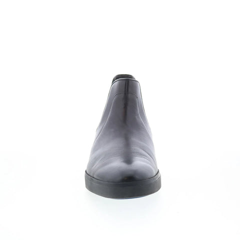 Johnston & Murphy 20-7571 Mens Black Leather Slip On Chelsea Boots