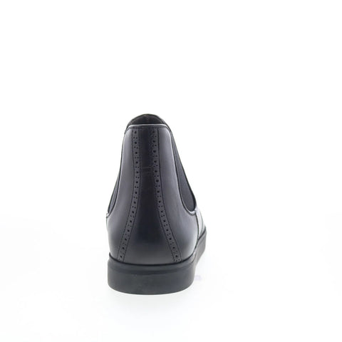 Johnston & Murphy 20-7571 Mens Black Leather Slip On Chelsea Boots