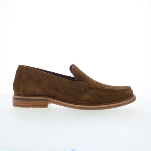 Johnston & Murphy 20-7572 Mens Brown Suede Loafers & Slip Ons Casual Shoes