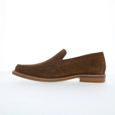 Johnston & Murphy 20-7572 Mens Brown Suede Loafers & Slip Ons Casual Shoes