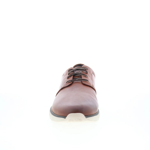 Johnston & Murphy 20-7652 Mens Brown Wide Oxfords & Lace Ups Plain Toe Shoes