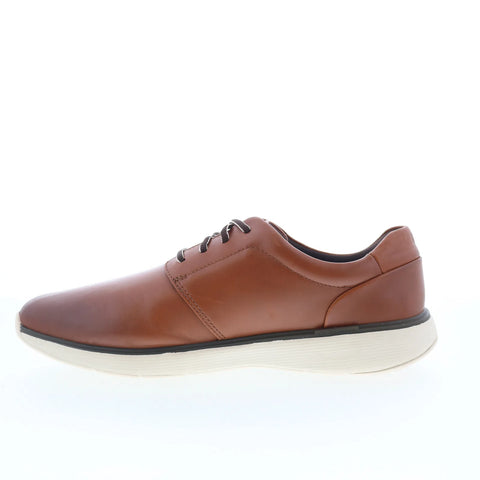 Johnston & Murphy 20-7652 Mens Brown Wide Oxfords & Lace Ups Plain Toe Shoes