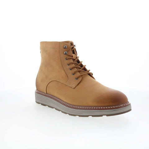 Johnston & Murphy 20-7910 Mens Brown Nubuck Lace Up Casual Dress Boots