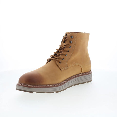 Johnston & Murphy 20-7910 Mens Brown Nubuck Lace Up Casual Dress Boots