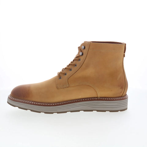 Johnston & Murphy 20-7910 Mens Brown Nubuck Lace Up Casual Dress Boots