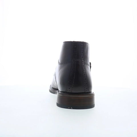 Johnston & Murphy 20-7944 Mens Brown Leather Hook & Loop Casual Dress Boots