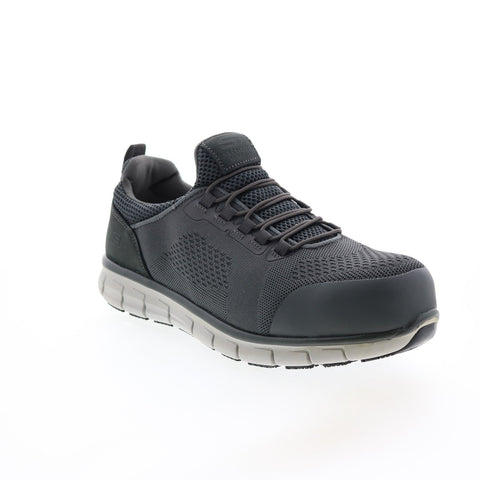 Skechers Synergy Omat Alloy Toe 200013 Mens Gray Canvas Work & Safety Shoes