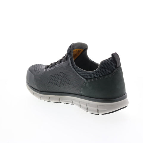 Skechers Synergy Omat Alloy Toe 200013 Mens Gray Canvas Work & Safety Shoes