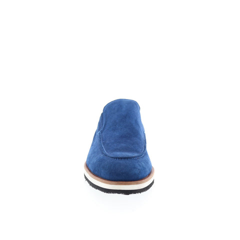 Mezlan 20002 Mens Blue Suede Slip On Loafers & Slip Ons Casual Shoes