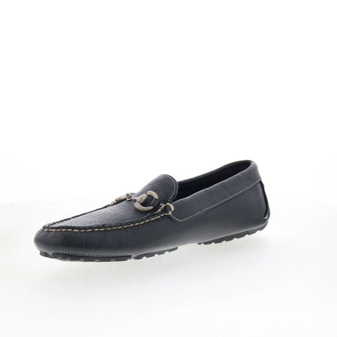 T.B. Phelps 2001-20 Mens Black Leather Loafers & Slip Ons Casual Shoes