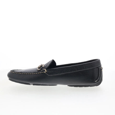T.B. Phelps 2001-20 Mens Black Leather Loafers & Slip Ons Casual Shoes