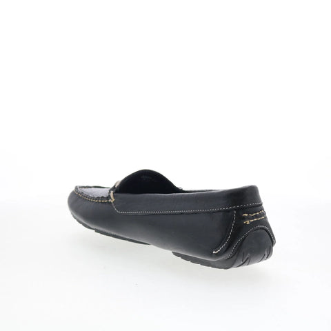 T.B. Phelps 2001-20 Mens Black Leather Loafers & Slip Ons Casual Shoes